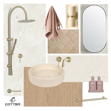 Amari - Ensuite Interior Design Mood Board by Cotter Builders on Style Sourcebook