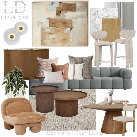 Bos Maric Open Living - New 2 Interior Design Mood Board by lukacdesigninteriors