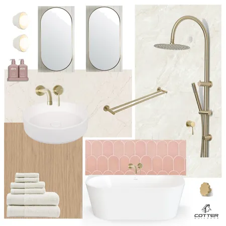 Amari - Main Bathroom Interior Design Mood Board by Cotter Builders on Style Sourcebook