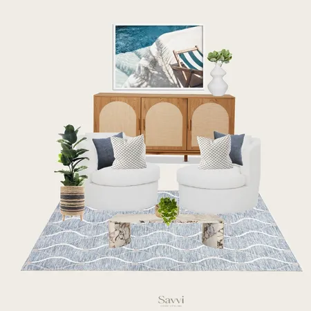 Classic Coastal Living Interior Design Mood Board by Savvi Home Styling