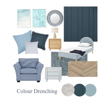 Colour drenching Draft Interior Design Mood Board by Meraki Home Design on Style Sourcebook