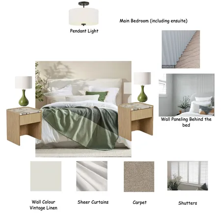 Main Bedroom including ensuite Interior Design Mood Board by ADS Property Pty Ltd on Style Sourcebook