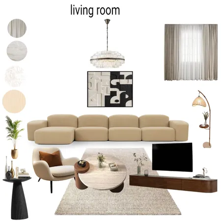 Living room Interior Design Mood Board by Zhavia interiors on Style Sourcebook