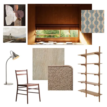 Mood board Activity Wk 2 Dream Craft/Study Space Interior Design Mood Board by bowerbird_archives on Style Sourcebook