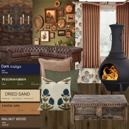 Living Room 2 Interior Design Mood Board by LeeannaLove