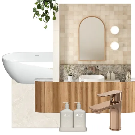 Modern Coastal Bathroom Nusa Villas Interior Design Mood Board by Restyled Interiors on Style Sourcebook