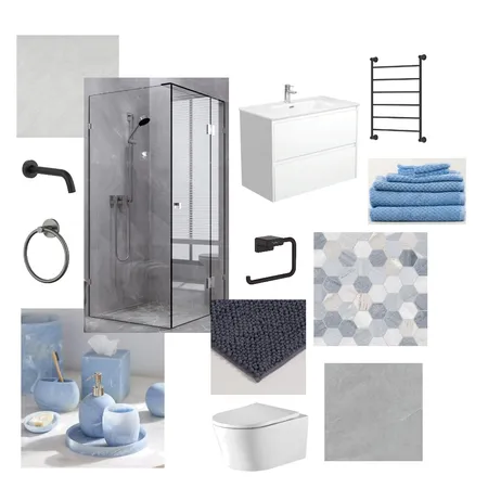 mood board bathroom Interior Design Mood Board by sivang on Style Sourcebook