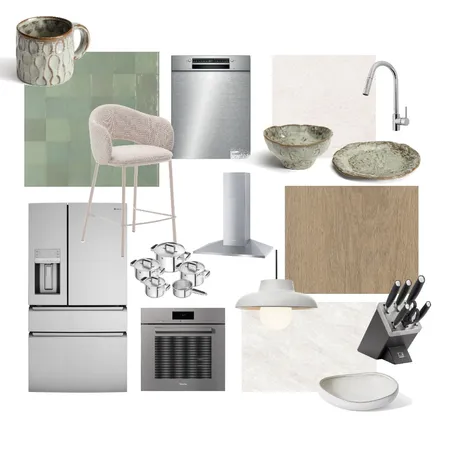 mood board kitchen Interior Design Mood Board by sivang