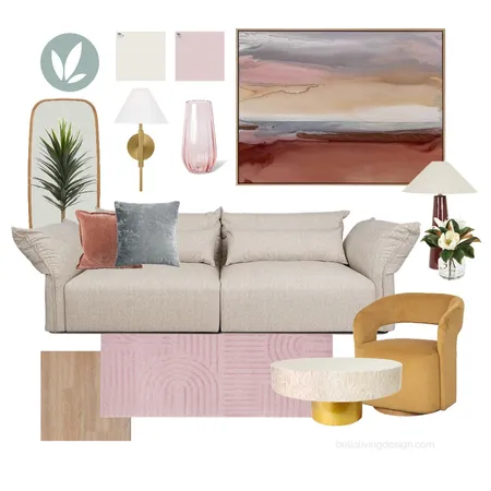 Muted Beauty Interior Design Mood Board by Bella Living on Style Sourcebook