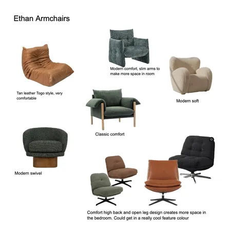 Ethan Armchairs Interior Design Mood Board by Susan Conterno on Style Sourcebook