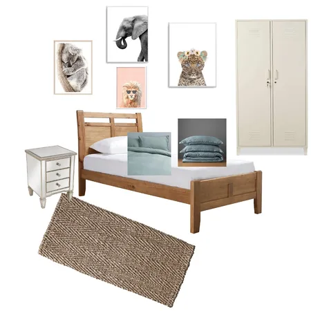Logan residence - Bedroom 2 Interior Design Mood Board by HemsleyCo. on Style Sourcebook