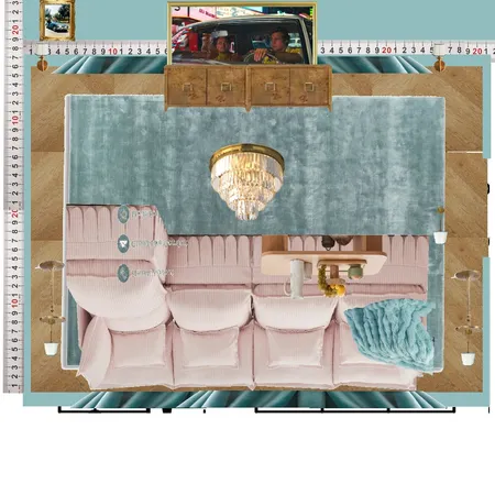 Cinema Blue Colour Drench Interior Design Mood Board by dl2407 on Style Sourcebook