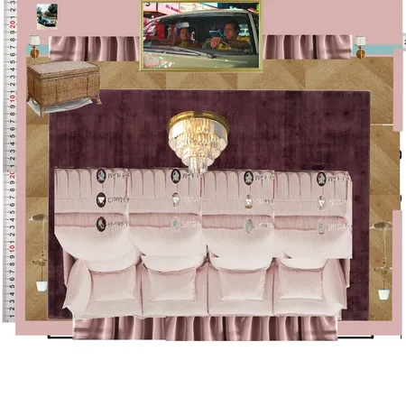 Cinema Blue Colour Drench Interior Design Mood Board by dl2407 on Style Sourcebook