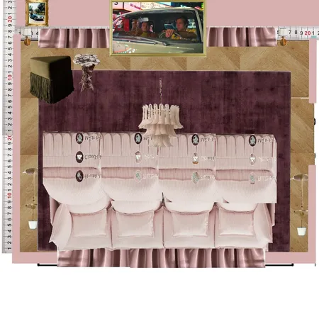 Cinema Blue Colour Drench Interior Design Mood Board by dl2407 on Style Sourcebook