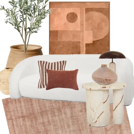 Modern Mediterranean Living Room Interior Design Mood Board by Restyled Interiors on Style Sourcebook