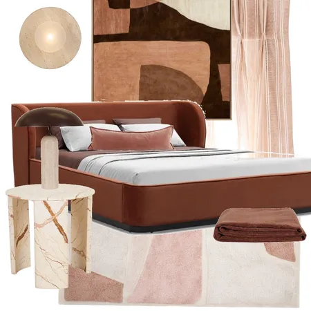 Modern Mediterranean Bedroom Interior Design Mood Board by Restyled Interiors on Style Sourcebook