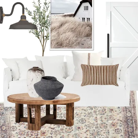 Modern Farmhouse Living Room Interior Design Mood Board by Restyled Interiors on Style Sourcebook