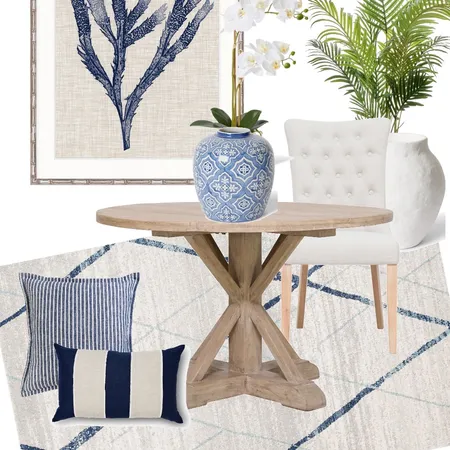 Hamptons Dining Room Ascot Interior Design Mood Board by Restyled Interiors on Style Sourcebook