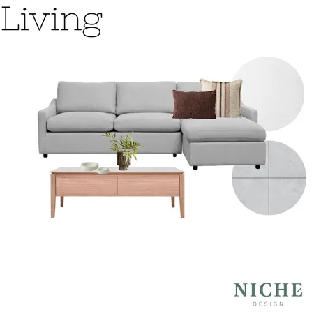 Merrimac - Living 2 Interior Design Mood Board by alice@nichedesign.com.au on Style Sourcebook