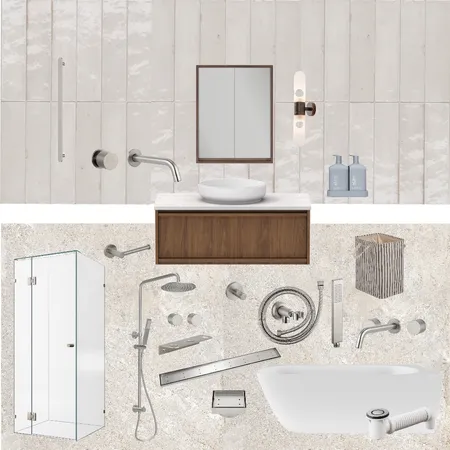 Main Bathroom Interior Design Mood Board by Chylena on Style Sourcebook