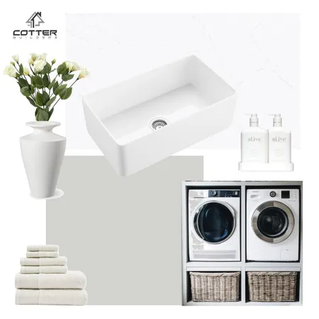 Opalia - Laundry Interior Design Mood Board by Cotter Builders on Style Sourcebook