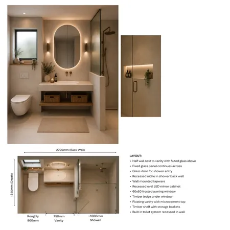Granny Fl Bathroom Interior Design Mood Board by ClaudiaTomkinson on Style Sourcebook