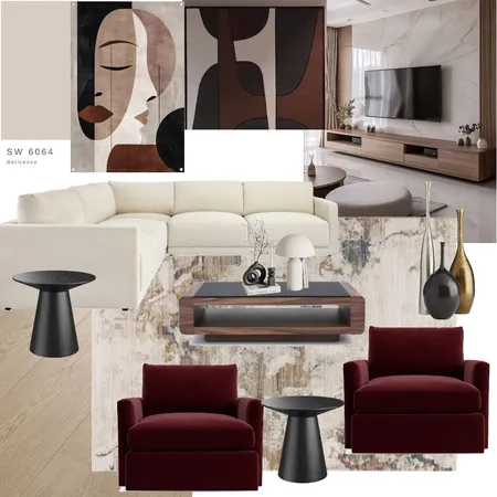 Anita Burke Living Room Interior Design Mood Board by jdarinteriors on Style Sourcebook
