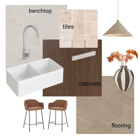 Walnut Kitchen Interior Design Mood Board by Maven Interior Design on Style Sourcebook