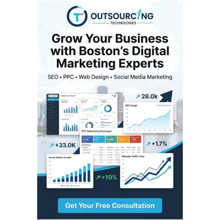 Boston Digital Marketing Services | Grow Your Business Online Now Interior Design Mood Board by outsourcingtechnologies on Style Sourcebook