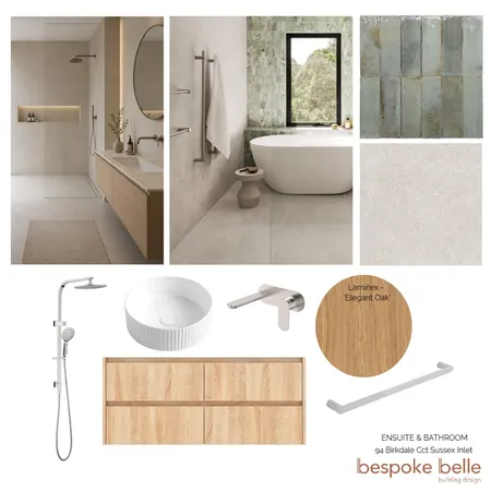 Sussex Inlet - Ensuite & Bathroom Interior Design Mood Board by bespokebelle.admin