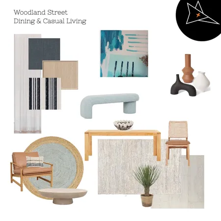 Woodland Dining & Casual Living V2 Interior Design Mood Board by FOXKO on Style Sourcebook