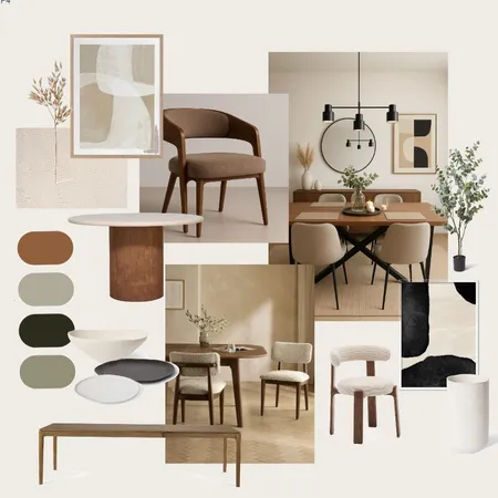 mood board - Dining Room Interior Design Mood Board by oliviajsutton21@gmail.com