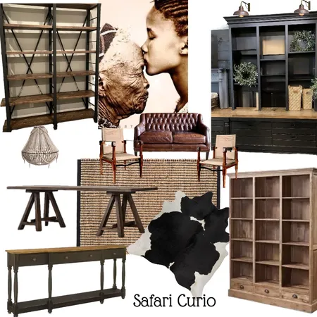 Safari Curio Interior Design Mood Board by otjiwa@gmail.com