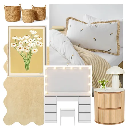 Tween Girl Bedroom Interior Design Mood Board by Ruma Studio on Style Sourcebook