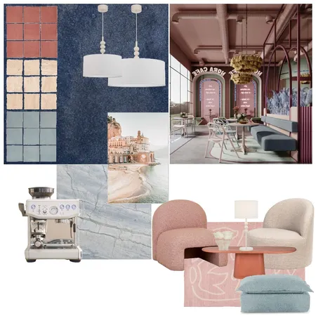 Random Cafe Interior Design Mood Board by HayaIbrahim on Style Sourcebook