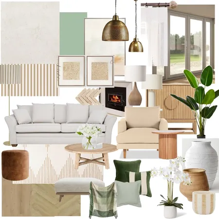 Australian living-room Interior Design Mood Board by Gabita13su