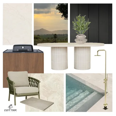 Everleigh - Alfresco and Pool Interior Design Mood Board by Cotter Builders on Style Sourcebook