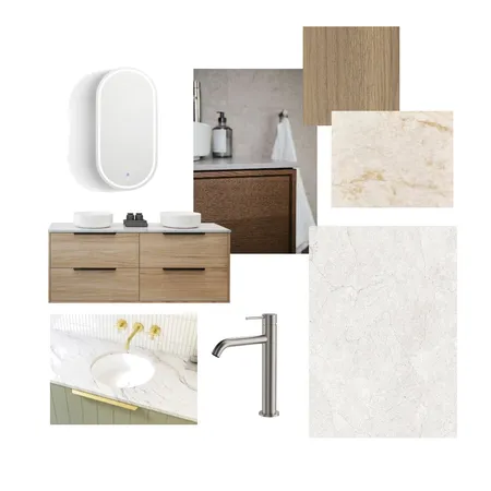 Bathroom 1 - Neutral Modern Interior Design Mood Board by initialconcepts on Style Sourcebook