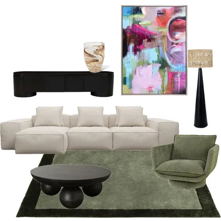 Australian Louge - bold & colourful Interior Design Mood Board by Rocky Cove Interiors on Style Sourcebook