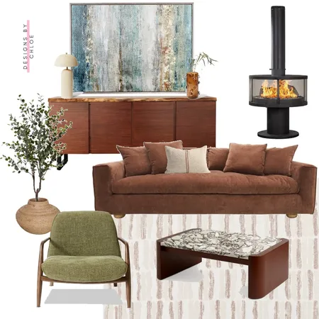 Australian living room Interior Design Mood Board by Designs by Chloe