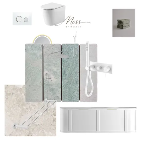 Ensuite Interior Design Mood Board by Sharryn Moss