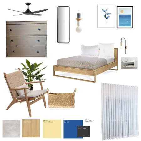 חדר שינה נוקדים Interior Design Mood Board by Batya Rinsky