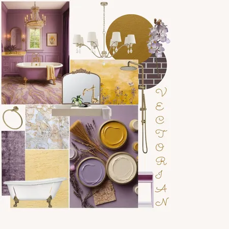 Bathroom Interior Design Mood Board by HayaIbrahim
