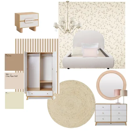 Habitacion 10 años Interior Design Mood Board by valle
