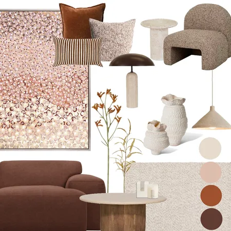 Australian Inspired Living Interior Design Mood Board by carlacav