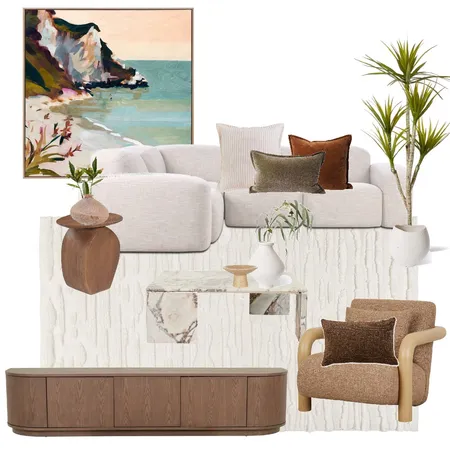Australian Contemporary living Interior Design Mood Board by CiaanClarke