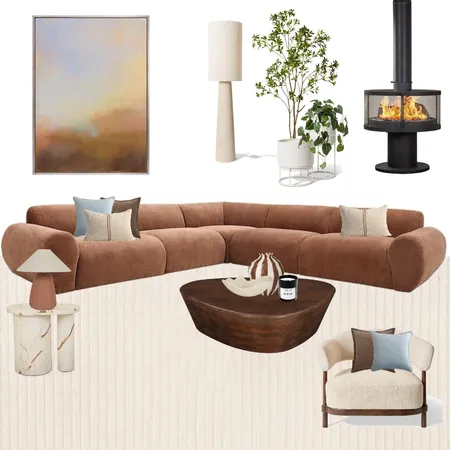 'Daybreak' - contemporary Australian living room Interior Design Mood Board by theacrowley