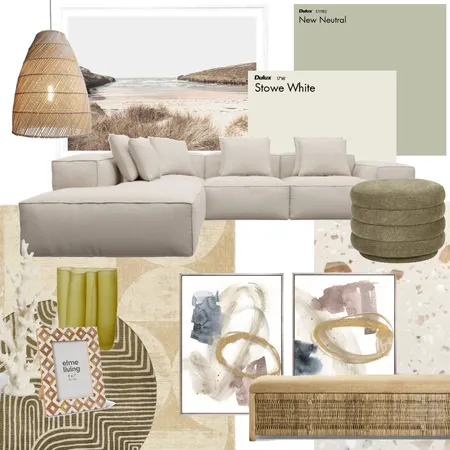 Mood Board Competition - Australian Living Room 'Local beach' Interior Design Mood Board by JDelisle