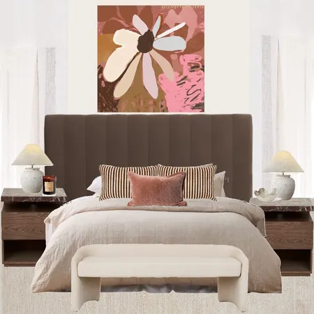 contemporary brown style bedroom Interior Design Mood Board by CiaanClarke