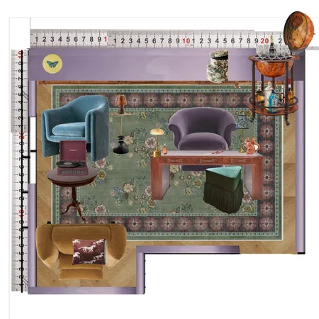 Library Interior Design Mood Board by dl2407